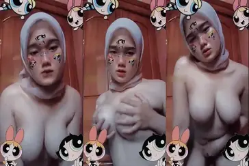 ABG Hijab Indo Susu Diremas Keras Sambil Desah Nafsu